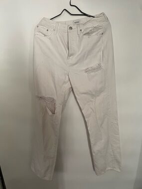 pistola White Relaxed Distressed Jeans